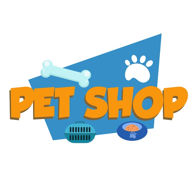 Cute logo for your pet shop