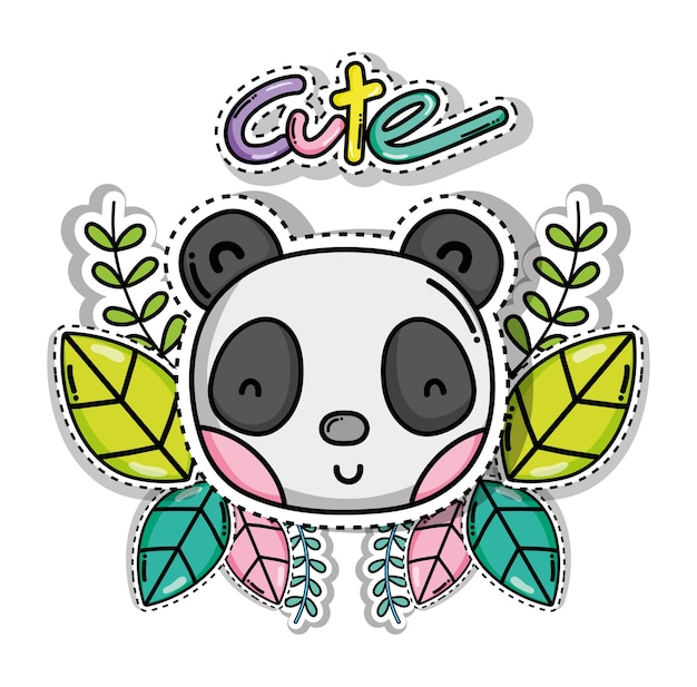 Vector cute and lovely animals card