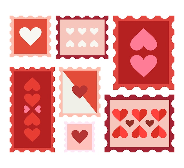 Cute and lovely card with hearts. perfect for romantics and lovers