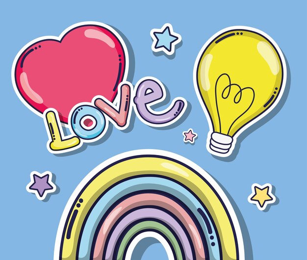 Cute and lovely cartoons