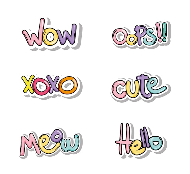 Симпатичные мультфильмы сообщений