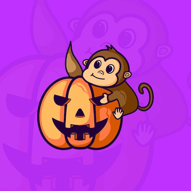 Cute Monkey Character