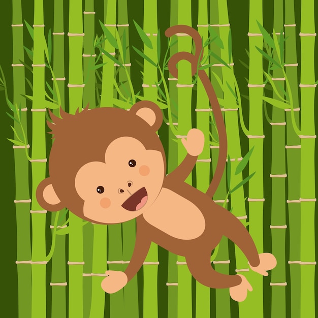 cute monkey  design