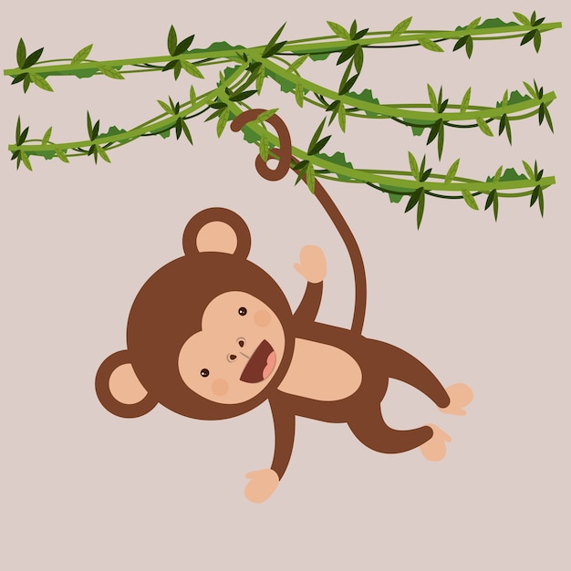 cute monkey  design