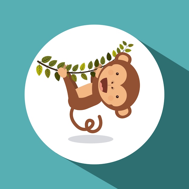 cute monkey  design