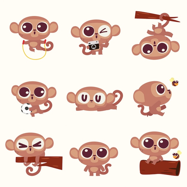 Cute Monkey illustration