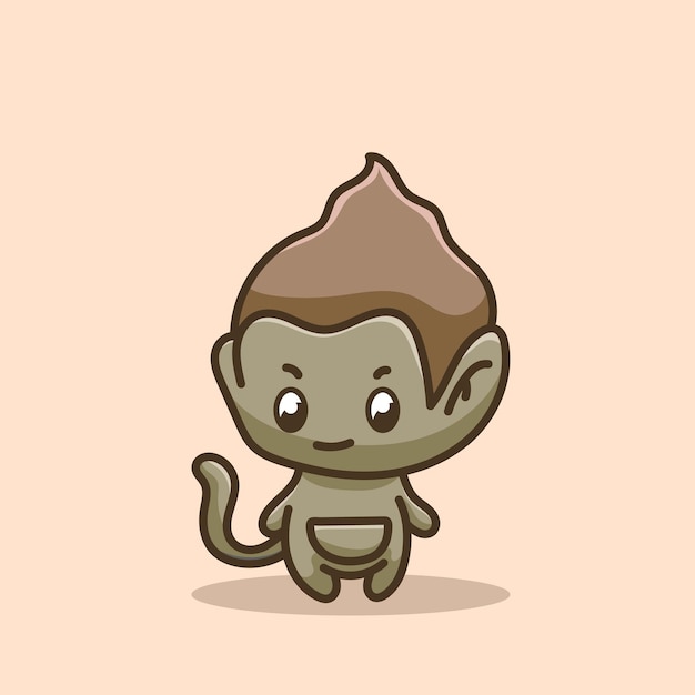 Premium Vector | Cute monster character cartoon mascot flat design