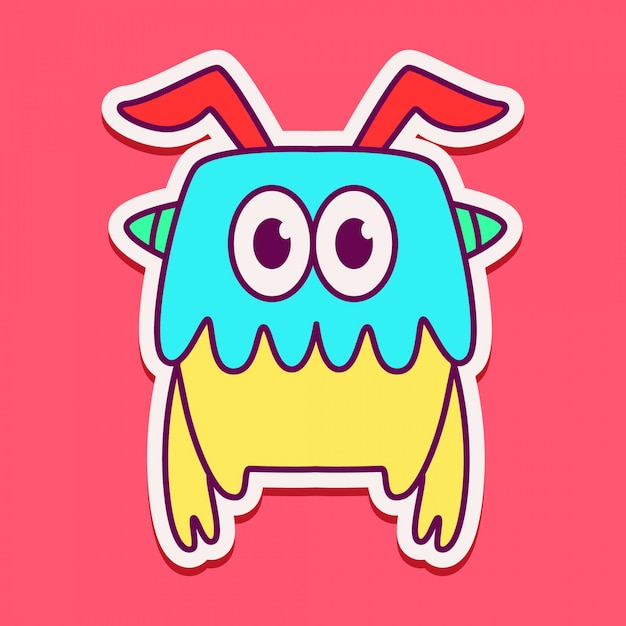 cute monster character design