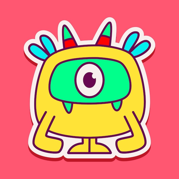 Cute monster character