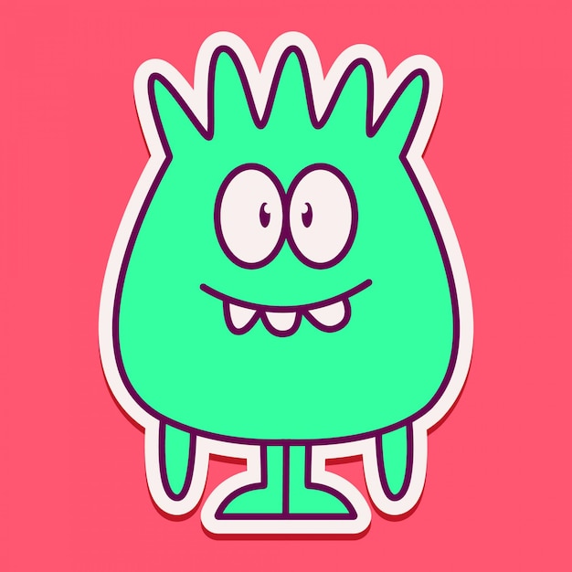 Cute monster character