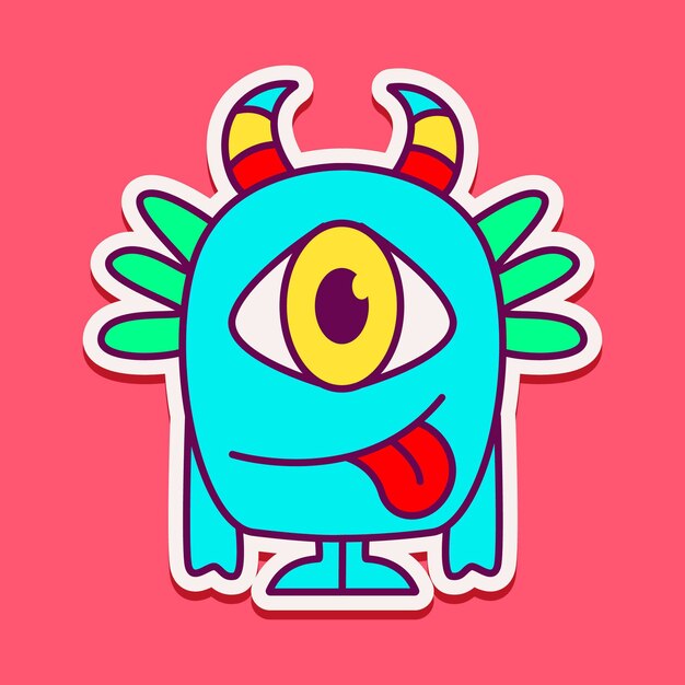 Cute monster character