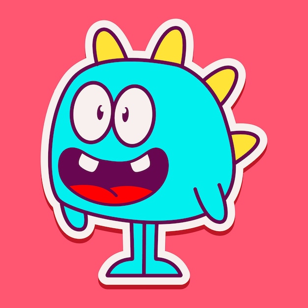 Cute monster character