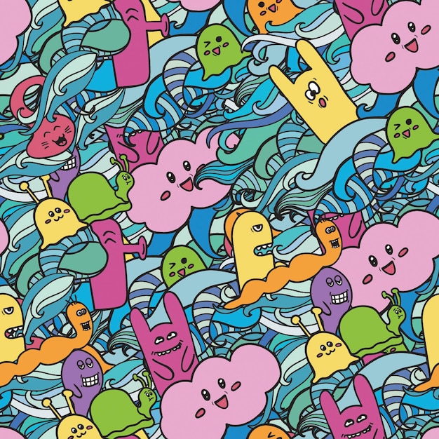 귀여운 괴물 세트