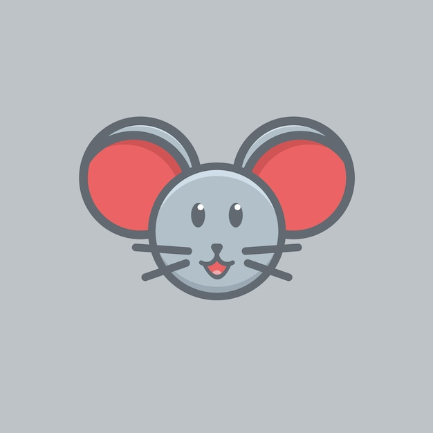 Vector cute mouse cartoon design