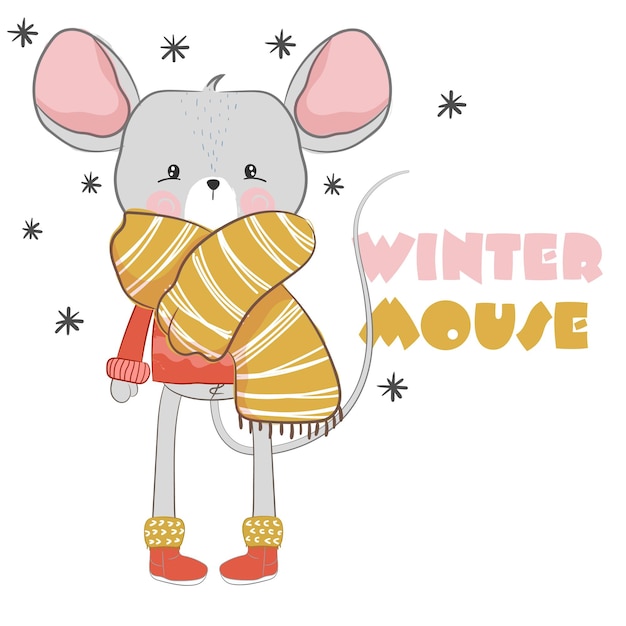 Cute Mouse Toy Drawing for Kids