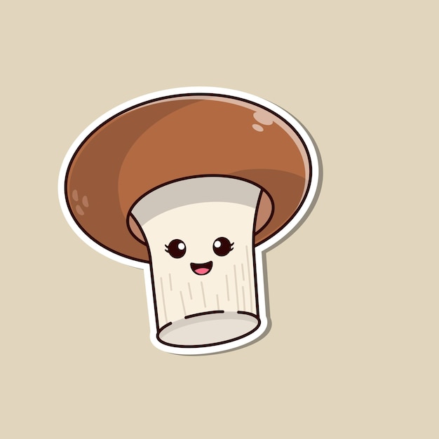 Cute Mushroom Illustration