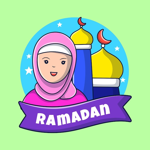 Cute Little Muslim Girl Drawing Ramadan Stock Illustrations – 55 Cute  Little Muslim Girl Drawing Ramadan Stock Illustrations, Vectors & Clipart -  Dreamstime