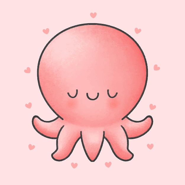 Cute octopus cartoon