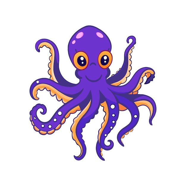 cute octopus character