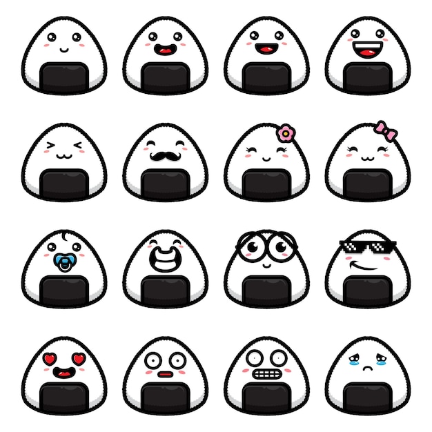 Carino onigiri emoji