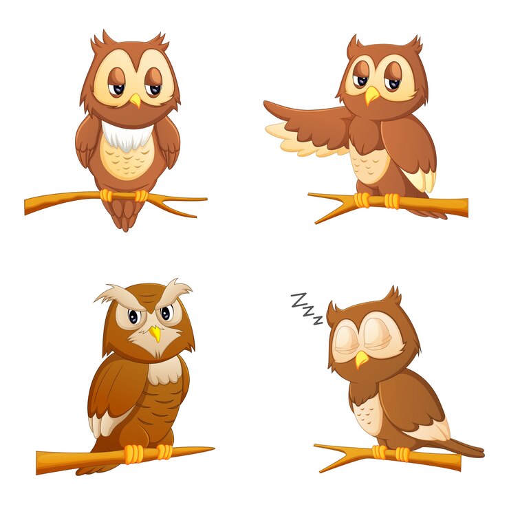 かわいいフクロウ漫画