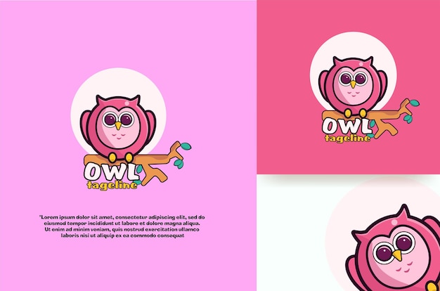 cute owl Logo