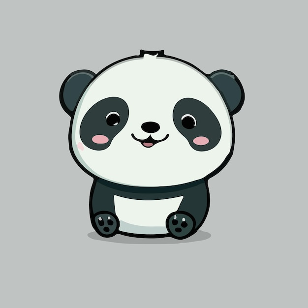 Kawaii panda animal cartoon vector design 4059045 Vector Art at Vecteezy