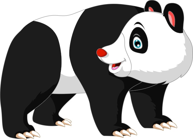 Simpatico cartone animato di panda