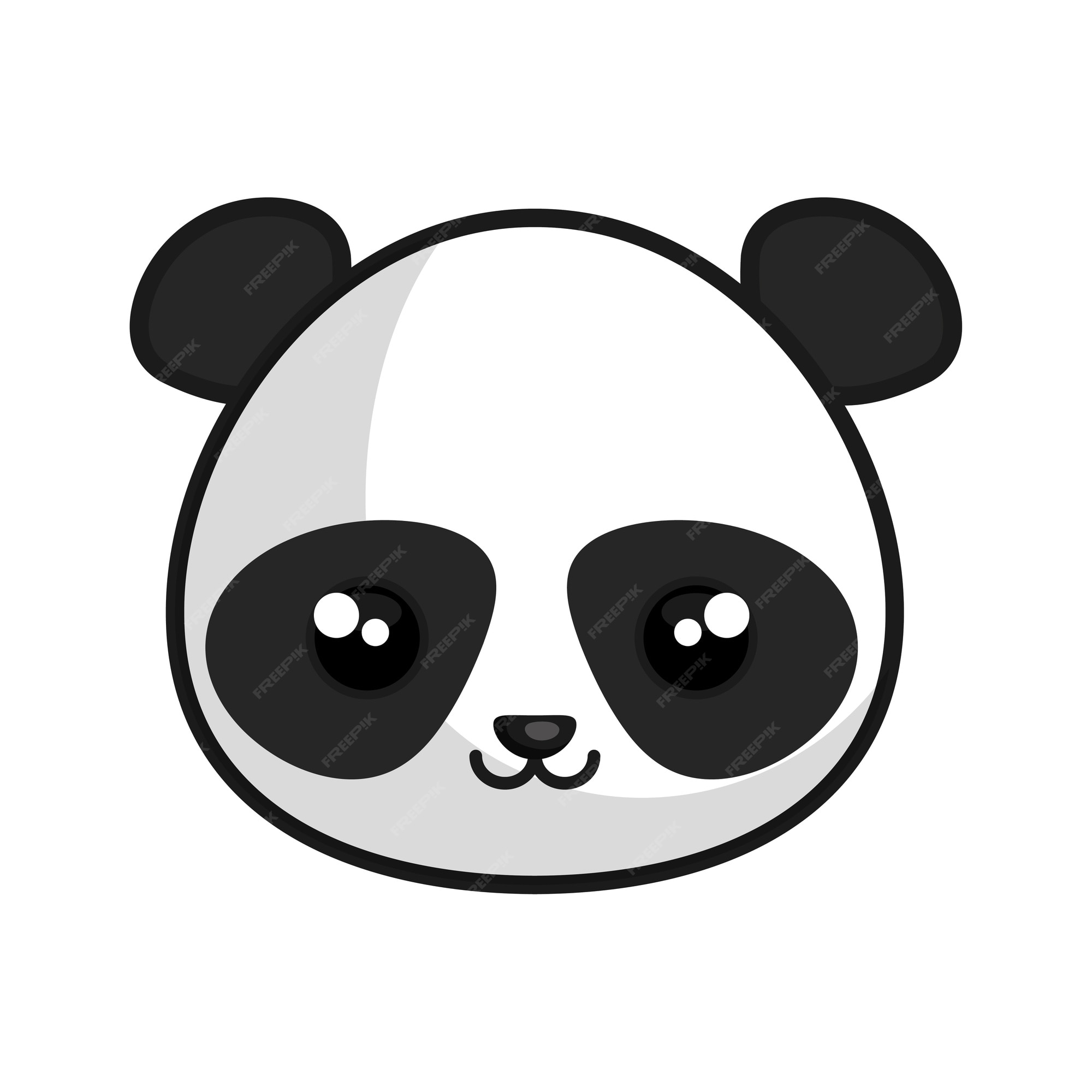 anime kawaii panda logo is absolutely adorable The panda's round face and  big eyes give it a cute and friendly look 20840930 Vector Art at Vecteezy