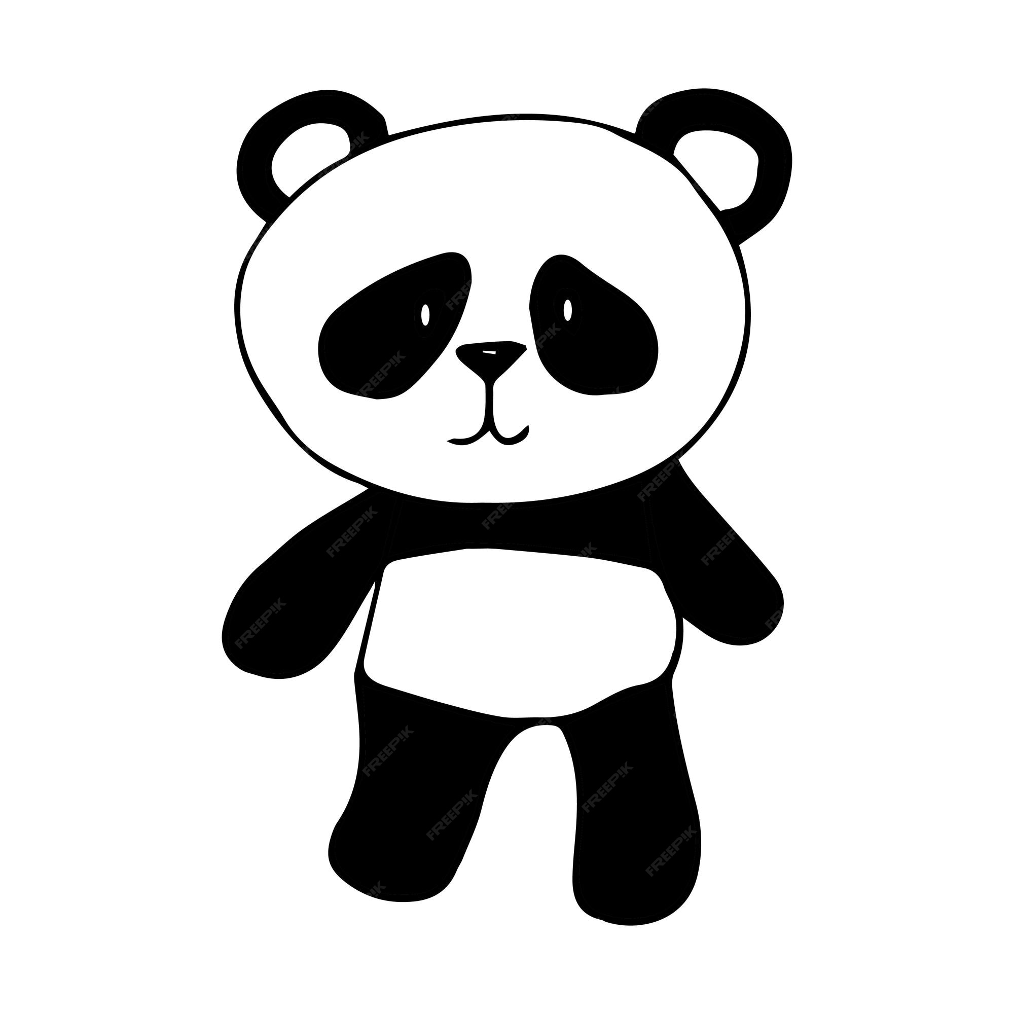 Premium Vector | Cute panda vector illustration. panda isolated on ...