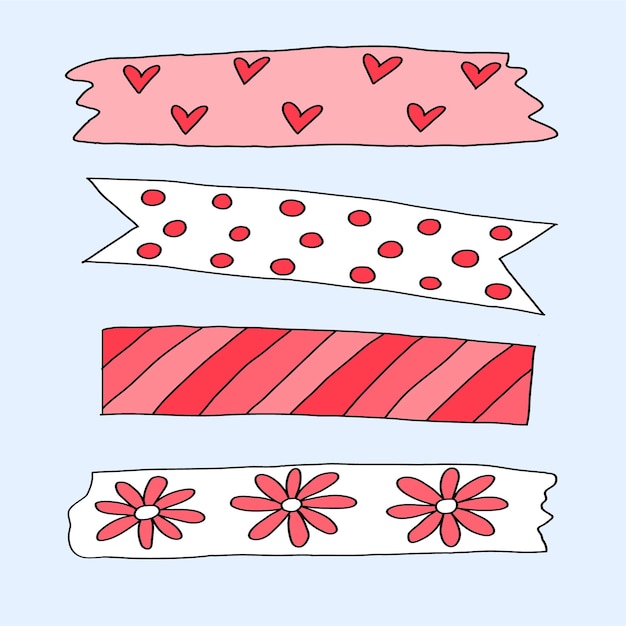 cute paper decorative tape, colored stickers