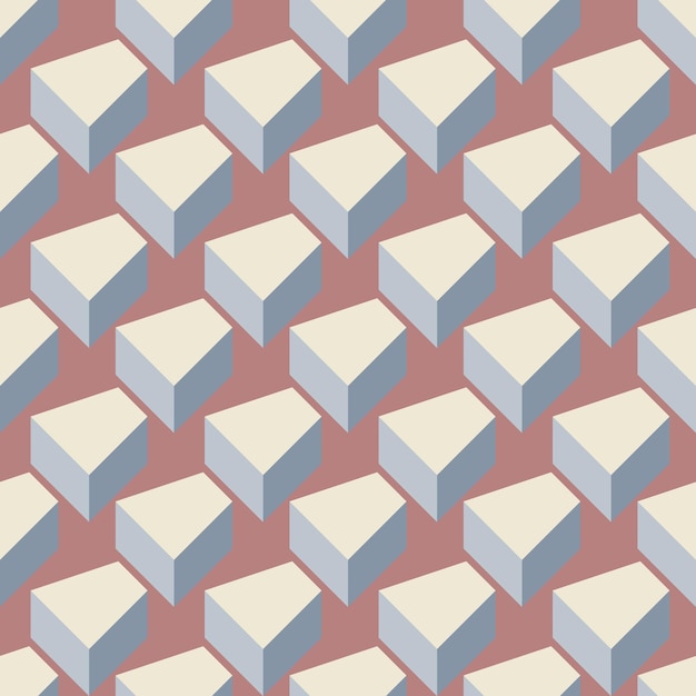 Cute pastel geometric pattern design vector seamless pattern design element