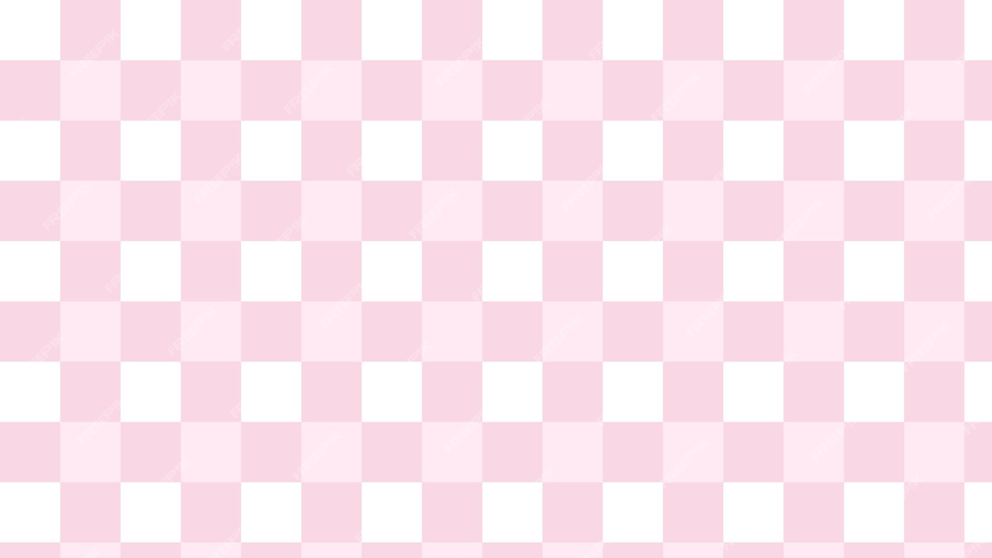 Premium Vector | Cute pastel pink checkerboard tartan gingham plaid ...