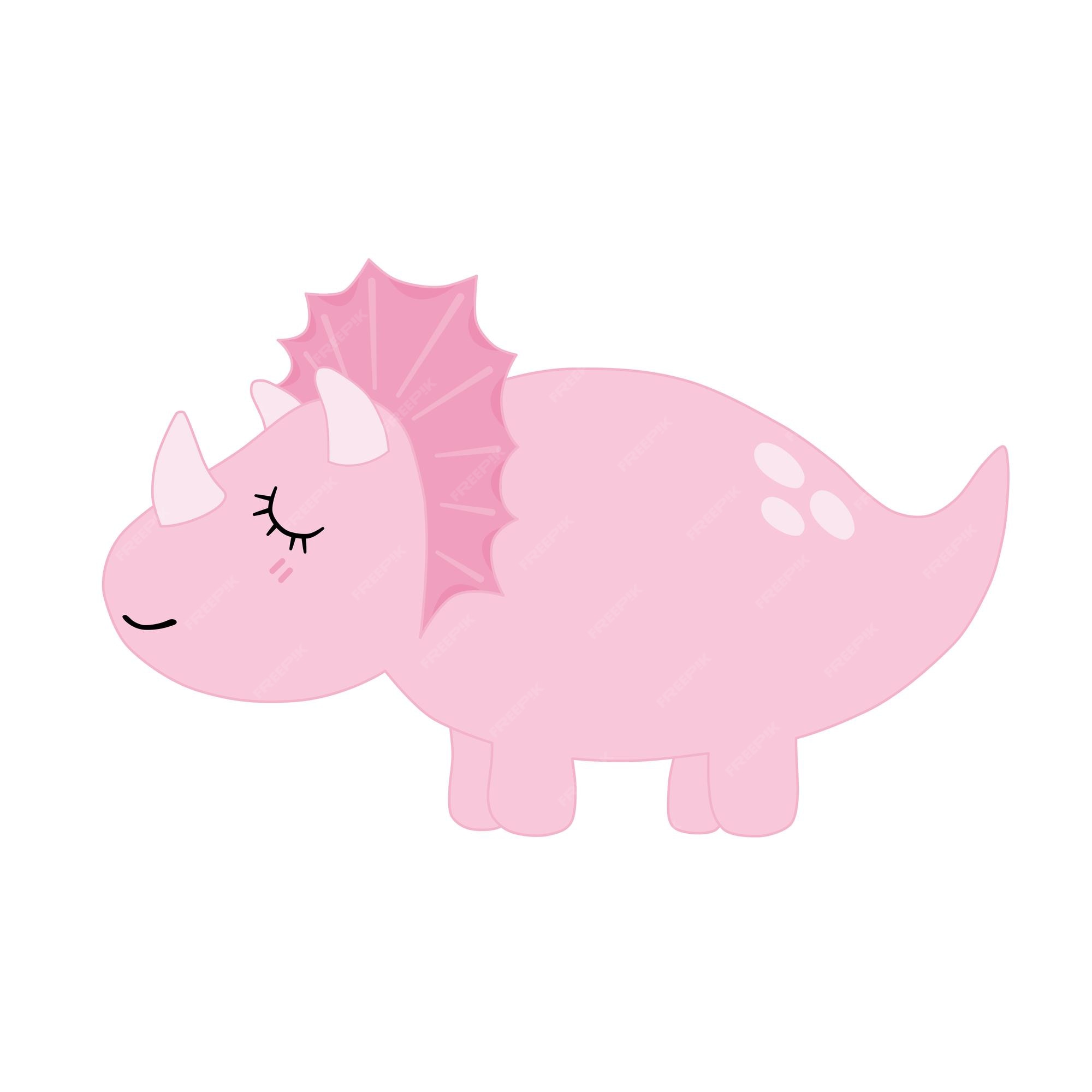 Premium Vector  Cute dino smiling. flat cartoon style