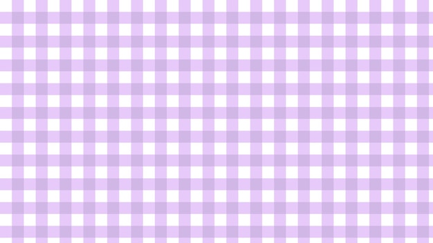 Cute pastel violet purple gingham checkerboard plaid tartan pattern background wallpaper