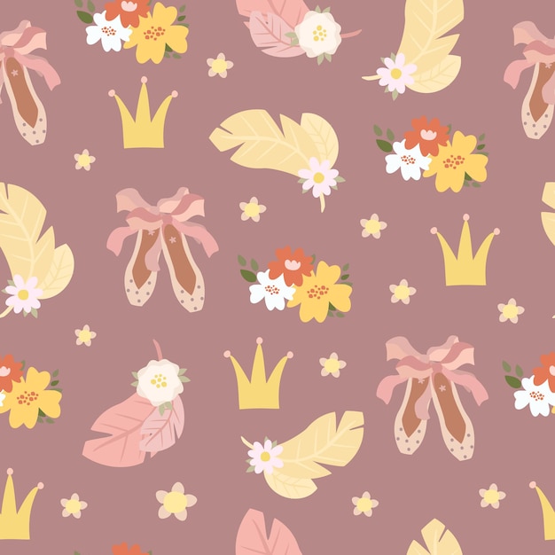 Cute pattern air ballet