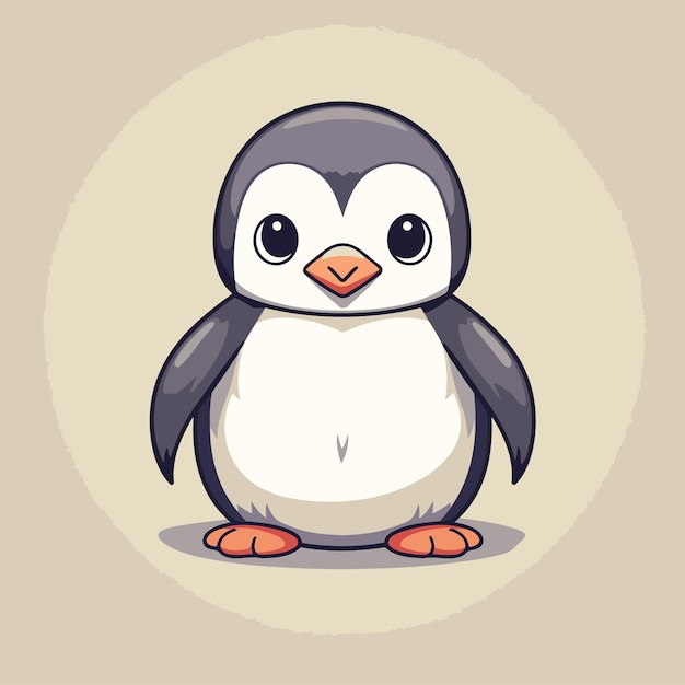 cute penguin cartoon vector illustration eps10 format