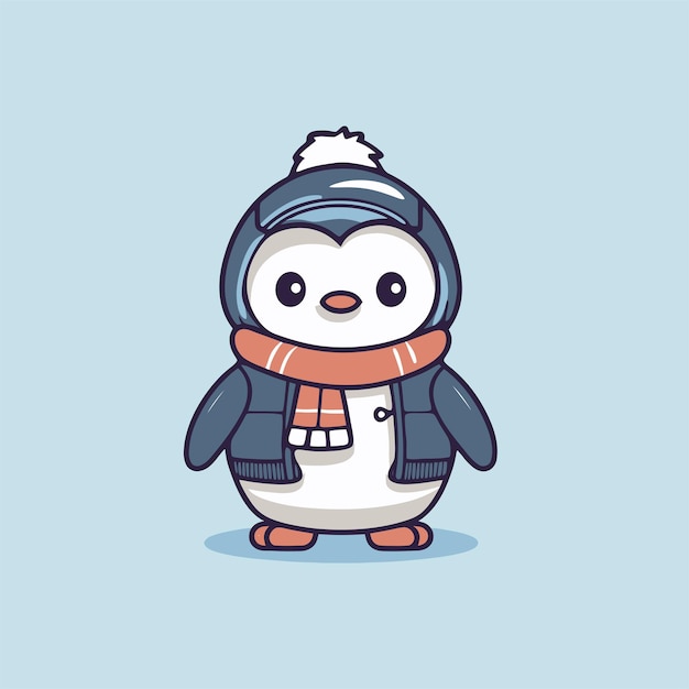 cute Penguin icon vector