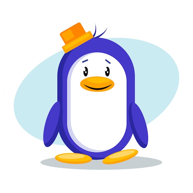 Cute Penguin Vector Illustration