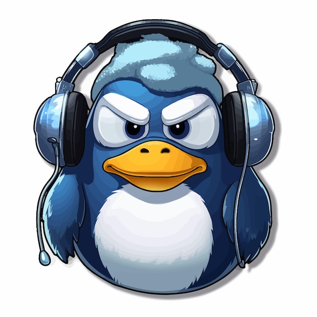 cute penguin vector