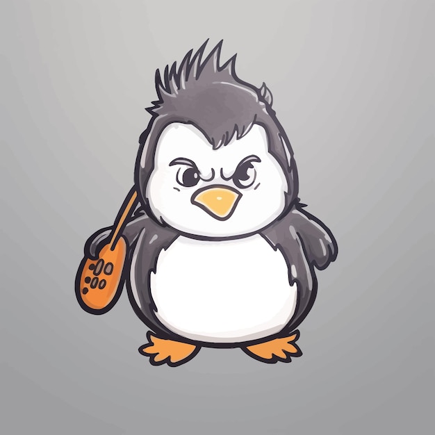 cute penguin vector