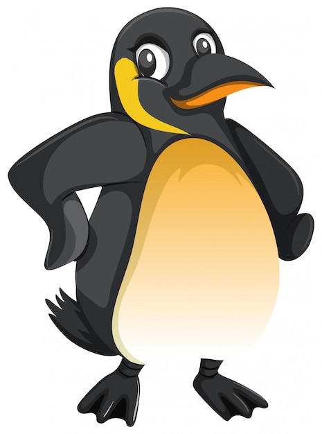 Vector cute penguin