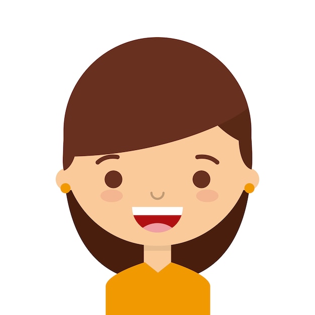 cute person design, vector illustration eps10 graphic 