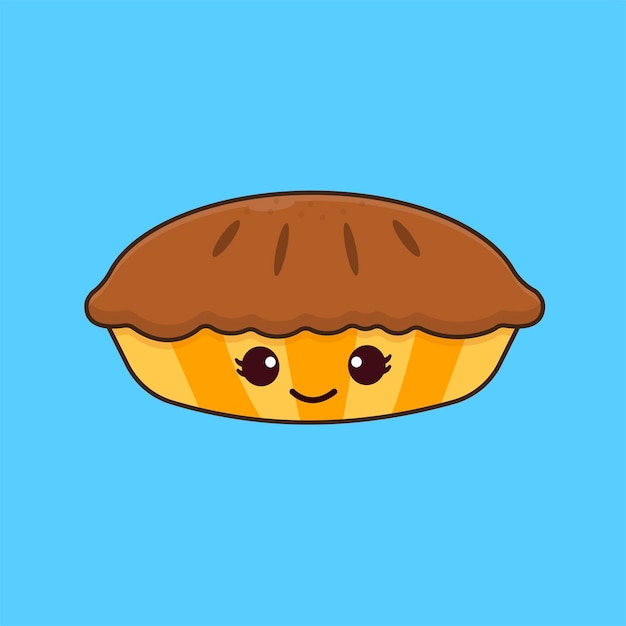 Cute Pie Illustration