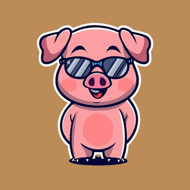 Cute Pig vector