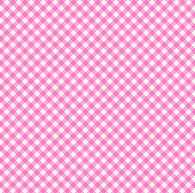 Симпатичная розовая мода бесшовный узор стиля шотландский тартан виши клетчатая графическая текстура для платья юбка шарф бросает куртку модная ткань печать векторная иллюстрация