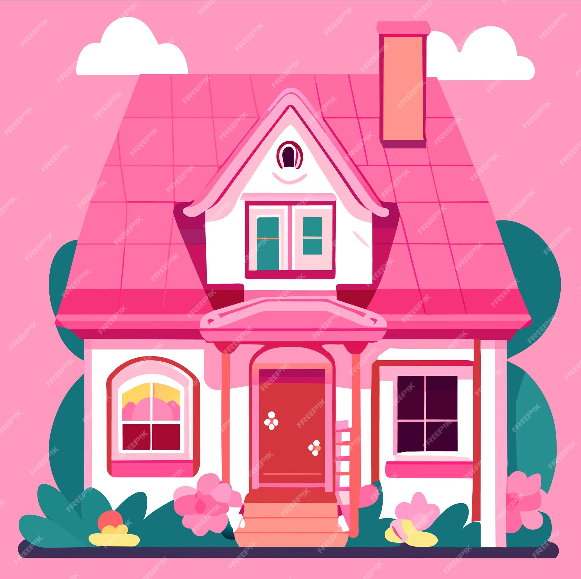 How to Build a Cute Pink House House