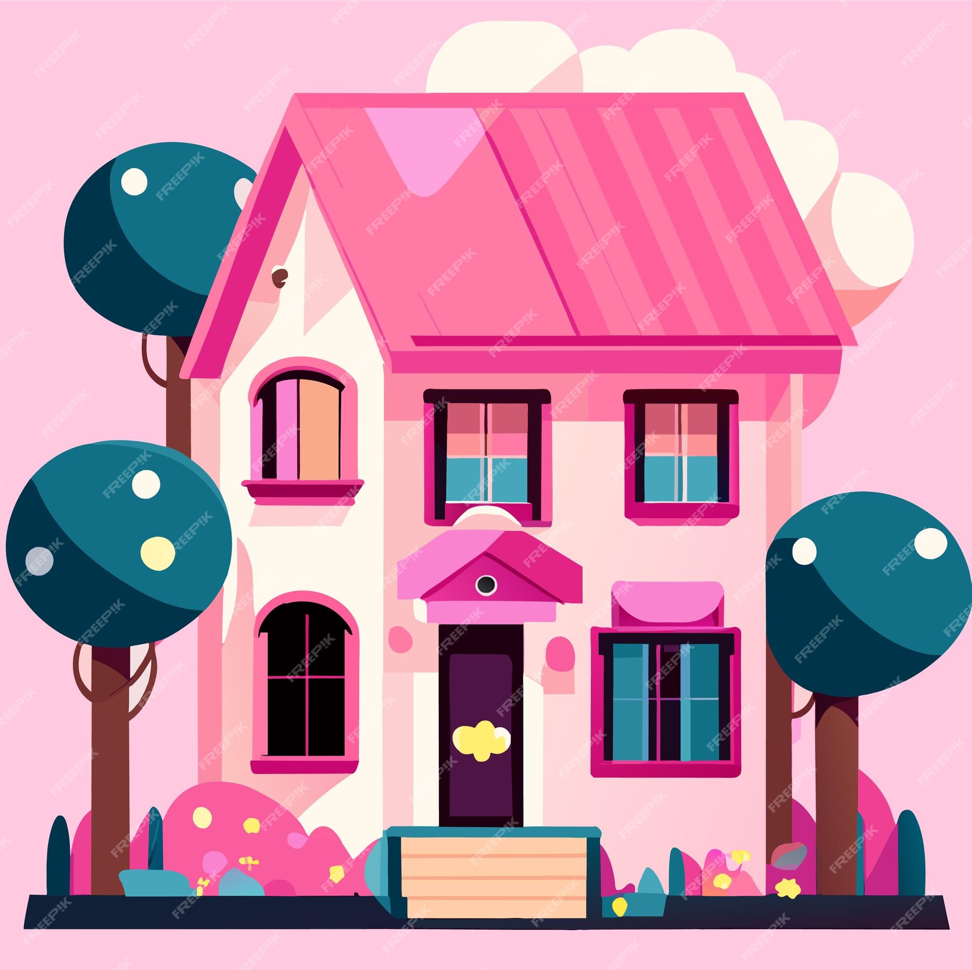 How to Build a Cute Pink House House