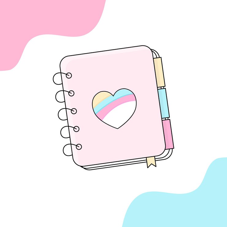 वेक्टर cute planner logo vector