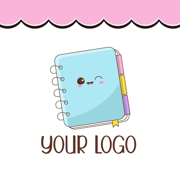 Vector cute planner vector illustration